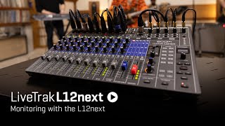 LiveTrak L12next | How to Set Up Monitor Mixes