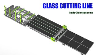 CNC Automatic Glass Cutting Line Jumbo Size Glass Cutting Machine