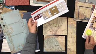 June Live Event DP1687 Class #1 Travel Friends (2) 12”x12” Page Layout Instructional Video