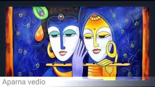 Shri Krishna Creative paintings By Indian Artists | Collection Of Krishna Paintings