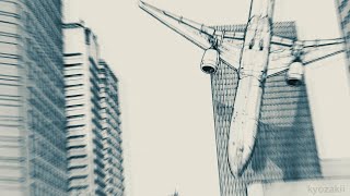 AJIN MANGA plane scene animation