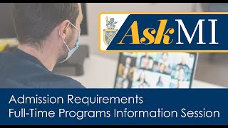 Admission Requirements Info Session - October 28, 2024