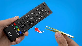 Easy Ways to Fix All Remote Controls in Your Home With a Common Tweezers!