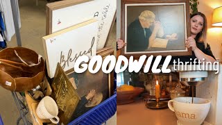 THRIFT with me at GOODWILL | I hit the JACKPOT | amazing finds
