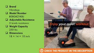Vibrolegs Sitting Under Desk Elliptical Machine Review - Best Mini Elliptical Machine