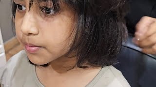 💇‍♀️Get New wings with Short Mullet layer haircut with New technique #kidshaircut #ndmakeoverstudio