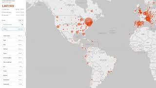 COVID-19 [LIVE] Live Stream Stats, Graph, World Map & Count