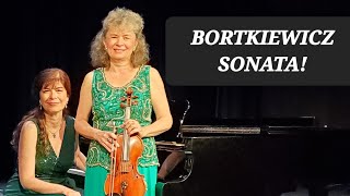 🎻🎹S. Bortkiewicz - Violin Sonata, Introduction and 4th mvmt., Szlubowska-Belsky Duo.