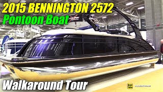 2015 Bennington 2572 QCW Pontoon Boat - Walkaround - 2015 Quebec Boat Show