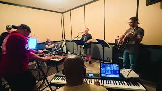 Gratitude Mens Practice Band Rehearsal Aug 2025 (cover) end Bobby,Terrance,Will,Drew,Stephen, Doug
