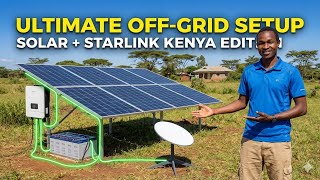 How to Power Starlink & a PC Using Solar in Kenya  Simple Inverter Setup Explained