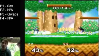 Sax (Sheik) vs Gwabs (Falcon) Cool Stuff 1 LSF