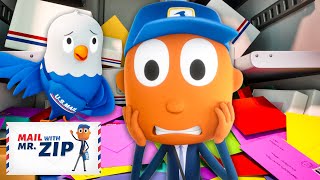 📫The Crazy Mail Disaster! ✉️| Mail with Mr.ZIP | Fun Videos for Kids & Families