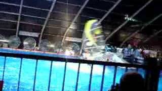 Indoor windsurfing tricks