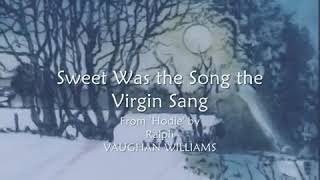 England, Sweet Was The Sung By Virgin ( 1500 ).