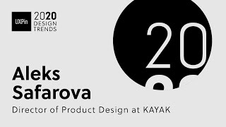 When to follow new tech trends in product design - 2020 Design Trends with Aleks Safarova