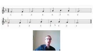 Sight-singing Level 1 Fmaj 3/4
