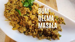 Dum Qeema Masala|Quick chicken mince  recipe for Dinner|FOODIES AT HOME 🏡.
