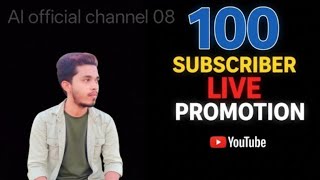 🔴100 Subscribers LIVE Celebration Official Milestone Stream |  AI Official Channel 08✅