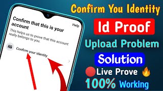 Confirm Your Identity Problem 😵‍💫 Live Facebook Lock Account Open With Live Proof