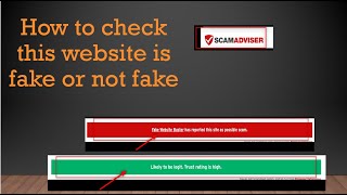 How to check this website is fake or true...#scamadviser.com#website#abdullahtech#fakeortruewebsite