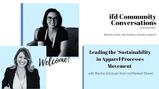 Leading the  Sustainability in Apparel Processes  Movement with Rachel Erickson