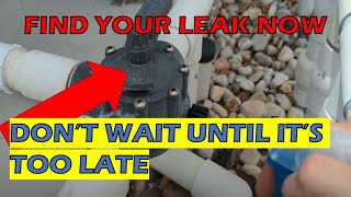 How To Find Suction Side Leaks In Your Pool Plumbing