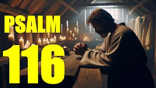 Psalm 116 Reading:  Thanksgiving for Deliverance from Death (With words - KJV)