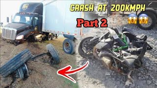 Part 2 Kawasaki Ninja H2 Crashes In India | Uk07 Rider, Jatt Prabhjot, JS Films, Ninja H2