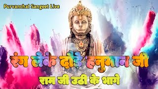 रंग लेके दौड़े हनुमान जी राम जी उठी के भागे - Deepu Sharma - G Kumar - Raghav Sharma | #holi song