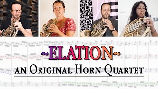 Elation - an Original Horn Quartet by Marc Papeghin
