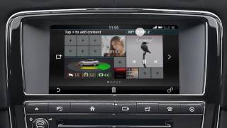 Jaguar XJ 2016  InControl Touch Pro Customisable Home Screen Tutorial