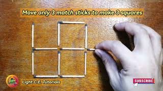 Match Puzzle - 1 #quiz #challenge #trending #viral #braintest #iqtest
