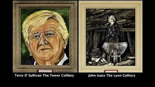 Miners Exhibition by  artist Garfield Evans Resolven Neath