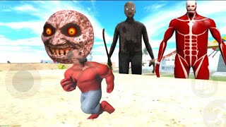 Franklin because grandpa moon Mask and eten Titan fight to red hulk