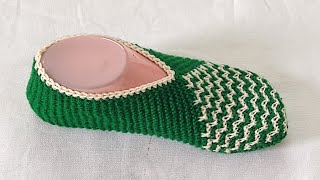 New design very easy making booties slippers Socks