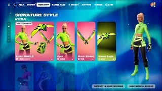 FORTNITE ITEM SHOP TODAY - *KYRA* Signature Style Bundle - 12.1.24