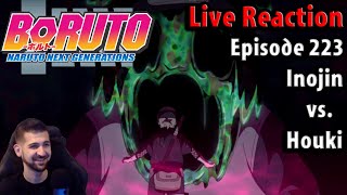 Boruto 223 Inojin vs Houki Live Reaction