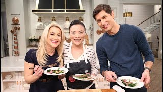 'Top Chef's' Shirley Chung Makes Grilled Skirt Steak With Broccolini! - Pickler & Ben