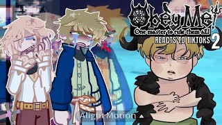 OBEY ME! REACTS TO TIKTOKS 2 [🍁] OBEY ME × GL2 [🍁] FT. BROTHERS & MC