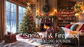 COZY CHRISTMAS AMBIENCE | Crackling Fireplace Sounds (NO MUSIC)