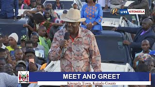 Rt Hon Raila Odinga Embarks On A Meet And Greet Tour At Kitengela Town In Kajiado County.