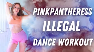 {Dance Workout} PinkPantheress - Illegal |  Fun + Burn Cals| TikTok Dance Cardio Workout