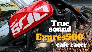 Eargasm Moto Series: True sound of the Expres500 Cafe Racer