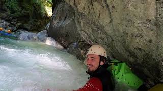 Canyoning Kobelache - schönes Canyoning im Herbst im Allgäu