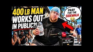 🚶‍♂️ 400-Pound Man Takes the Streets: Out-&-About Exercise, Weight Loss & Real-Life Chaos LIVE