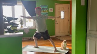 Day 1 complete (“Yoga with Adriene”)