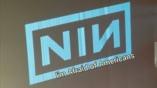 NIN I'm Afraid of Americans (David Bowie) Cleveland 2025 #nineinchnails 