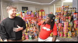 Kia Cenat and Mr Beast gave away $250.000 live on Stream
