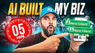 AI Built a FULL AI business in 5 minutes (From idea to 1st client)